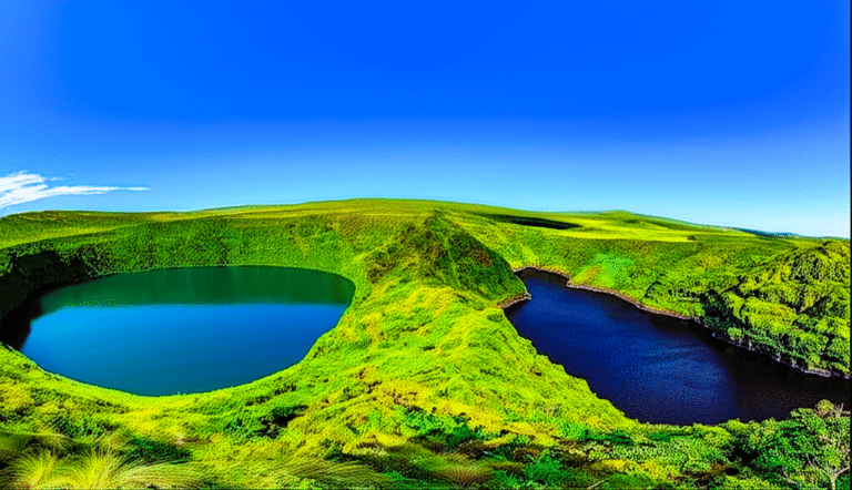 Lagoa Negra e Lagoa Comprida Flores azores