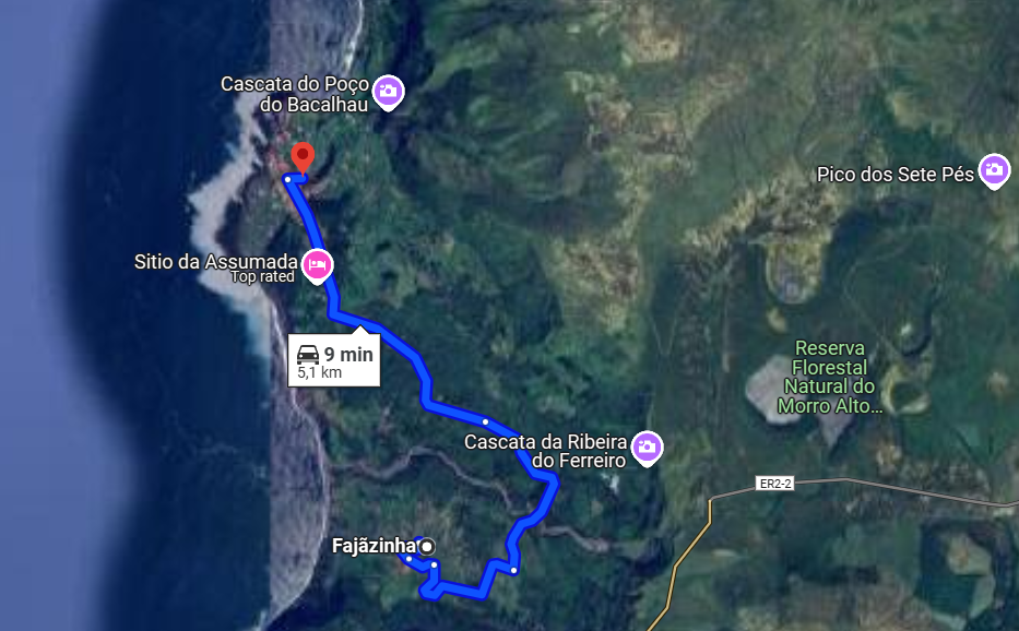 faja grande to fajazinha flores road