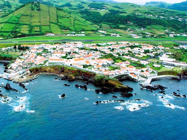 santa cruz das flores city, flores azores
